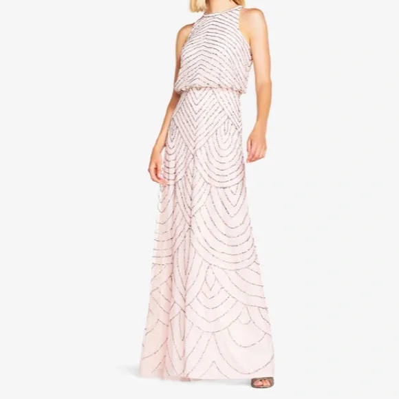 Adrianna Papell | Dresses | Adrianna Papell Blush Gold Sequin Maxi Dress | Poshmark Adrianna Papell | Dresses | Adrianna Papell Blush Gold Sequin Maxi Dress | Poshmark